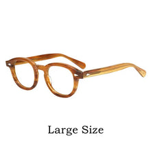 Carica l&#39;immagine nel visualizzatore di Gallery, MOSCOT Ultra-light  High-end Brand Acetate Eyewear Women Retro Round Optical Prescription Eyeglasses Frame Men Y1915