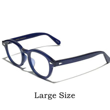 Carica l&#39;immagine nel visualizzatore di Gallery, MOSCOT Ultra-light  High-end Brand Acetate Eyewear Women Retro Round Optical Prescription Eyeglasses Frame Men Y1915