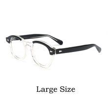 Carica l&#39;immagine nel visualizzatore di Gallery, MOSCOT Ultra-light  High-end Brand Acetate Eyewear Women Retro Round Optical Prescription Eyeglasses Frame Men Y1915