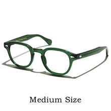 Carica l&#39;immagine nel visualizzatore di Gallery, MOSCOT Ultra-light  High-end Brand Acetate Eyewear Women Retro Round Optical Prescription Eyeglasses Frame Men Y1915