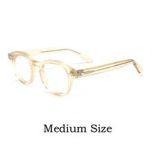 Carica l&#39;immagine nel visualizzatore di Gallery, MOSCOT Ultra-light  High-end Brand Acetate Eyewear Women Retro Round Optical Prescription Eyeglasses Frame Men Y1915