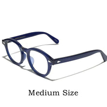 Carica l&#39;immagine nel visualizzatore di Gallery, MOSCOT Ultra-light  High-end Brand Acetate Eyewear Women Retro Round Optical Prescription Eyeglasses Frame Men Y1915