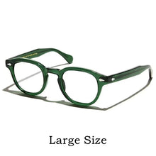 Carica l&#39;immagine nel visualizzatore di Gallery, MOSCOT Ultra-light  High-end Brand Acetate Eyewear Women Retro Round Optical Prescription Eyeglasses Frame Men Y1915