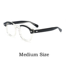 Carica l&#39;immagine nel visualizzatore di Gallery, MOSCOT Ultra-light  High-end Brand Acetate Eyewear Women Retro Round Optical Prescription Eyeglasses Frame Men Y1915