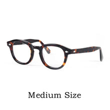 Carica l&#39;immagine nel visualizzatore di Gallery, MOSCOT Ultra-light  High-end Brand Acetate Eyewear Women Retro Round Optical Prescription Eyeglasses Frame Men Y1915