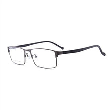 Load image into Gallery viewer, Men&#39;s Business Computer Gaming Anti Blue Light Anti-fatigue Reading Glasses Unisex Metal Alloy Glasses Frame Optical Eyewear+150