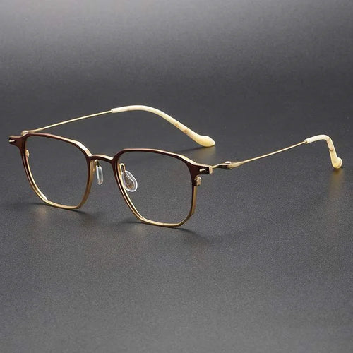 Handmade Titanium Glasses Square Blue Light Frame Men Optical Eyeglasses For Women Reading Ultra-Light Gafas