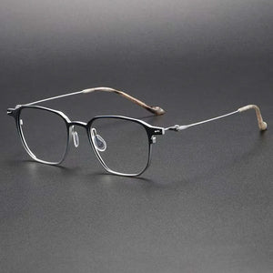 Handmade Titanium Glasses Square Blue Light Frame Men Optical Eyeglasses For Women Reading Ultra-Light Gafas