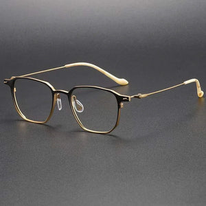 Handmade Titanium Glasses Square Blue Light Frame Men Optical Eyeglasses For Women Reading Ultra-Light Gafas