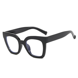 New Cat eye Clear Glasses Frame Women Square Anti Blue Light Computer Eye Glasses Ladies Eyewear