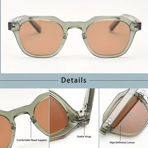 New Retro Polarized Sunglasses Women TR90 Frame Sun Glasses Man Outdoor High Quality Travel UV400 Eyewear Gift Box