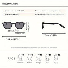 Carica l&#39;immagine nel visualizzatore di Gallery, New Retro Polarized Sunglasses Women TR90 Frame Sun Glasses Man Outdoor High Quality Travel UV400 Eyewear Gift Box