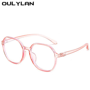 Oulylan Polygon Finished Myopia Prescription Glasses Men Women Optical Nearsighted Spectacle Frame with diopters minus -1.5 -2.0