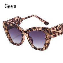 Load image into Gallery viewer, Oversized Cat Eye Sunglasses Women Trendy New Brand Designer Big Frame Gradient Sun Glasses Female Oculos de sol