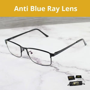 Photochromic Progressive Multifocal Reading Glasses Men Women Anti Blue Ray For Computer Work Metal  Eyewear Frame Chameleon UV