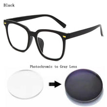 Carica l&#39;immagine nel visualizzatore di Gallery, Photochromic Reading Sunglasses Magnifier Women Men Driving Travel Rivets Large Square Frame Glasses Custom Prescription Lens