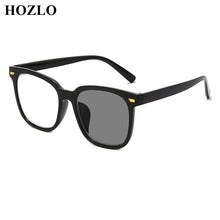 Load image into Gallery viewer, Photochromic Reading Sunglasses Magnifier Women Men Driving Travel Rivets Large Square Frame Glasses Custom Prescription Lens