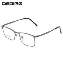 Load image into Gallery viewer, Pure Titanium Glasses Frame Men Square Eyeglasses Women Spectacles Prescription Myopia Optical Frame Eyewear DD1533