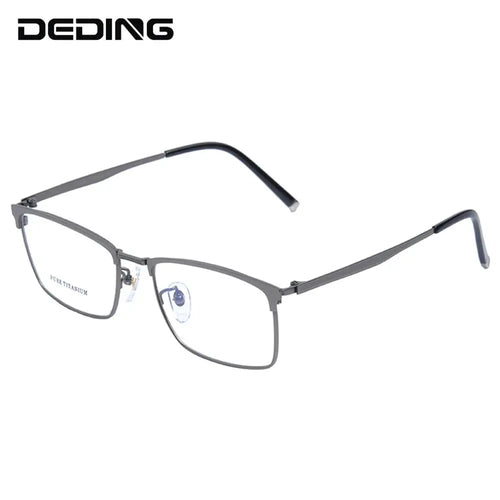 Pure Titanium Glasses Frame Men Square Eyeglasses Women Spectacles Prescription Myopia Optical Frame Eyewear DD1533