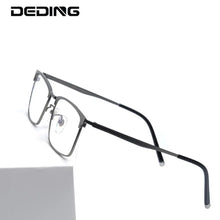 Load image into Gallery viewer, Pure Titanium Glasses Frame Men Square Eyeglasses Women Spectacles Prescription Myopia Optical Frame Eyewear DD1533