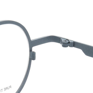 Pure Titanium Optical Frames   Men Asymmetric Eyewear Tony Stark Frame Round&Square Designer Myopia Prescription Glasses Frame