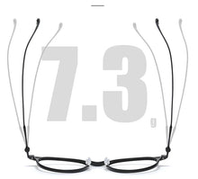 Load image into Gallery viewer, Pure Titanium Progressive Multi-focal Reading Eyeglasses Frame Women Retro Optical Eyewear See Near Far Ultralight Glasses Men