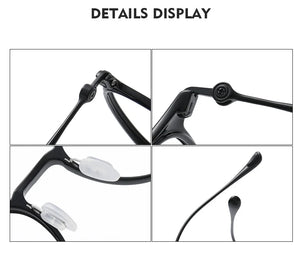 Pure Titanium Progressive Multi-focal Reading Eyeglasses Frame Women Retro Optical Eyewear See Near Far Ultralight Glasses Men