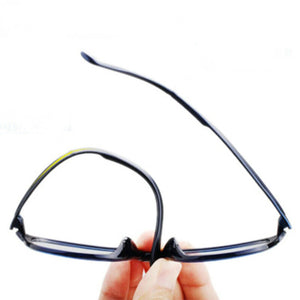 Reading Eyewear Presbyopia Glasses for Men Women Anti Blue Light Lens Eyeglasses Ultra Light Gradient Color Black Frame Eyewear