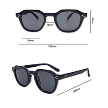 Carica l&#39;immagine nel visualizzatore di Gallery, Retro Polygon Polarized Sun Glasses Women Men Tr90 Frame Sunglasses 2023 New High Quality Male Blue Black Shade Summer UV400