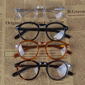 Retro Round Small Acetate frame optical eyeglasses frame clear lens glasses frame women men myopia spectacles prescription frame