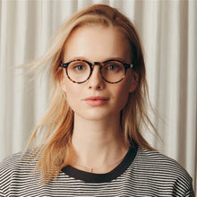 Load image into Gallery viewer, Retro Round Small Acetate frame optical eyeglasses frame clear lens glasses frame women men myopia spectacles prescription frame