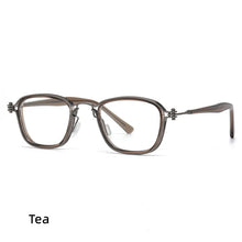 Load image into Gallery viewer, Retro Steam Punk Design Glasses Frames Optical Prescription Men Women Anti Blue Light Acetate Leg  Computer Eyeglasses