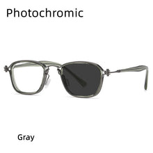 Load image into Gallery viewer, Retro Steam Punk Design Glasses Frames Optical Prescription Men Women Anti Blue Light Acetate Leg  Computer Eyeglasses