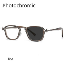 Load image into Gallery viewer, Retro Steam Punk Design Glasses Frames Optical Prescription Men Women Anti Blue Light Acetate Leg  Computer Eyeglasses