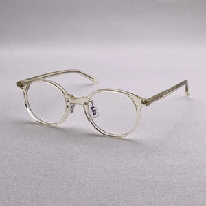 Retro acetate glasses frame Men and women have nasal brackets for retro round optical glasses frame designer myopia prescription