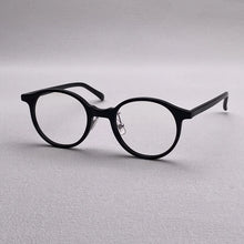 Carica l&#39;immagine nel visualizzatore di Gallery, Retro acetate glasses frame Men and women have nasal brackets for retro round optical glasses frame designer myopia prescription