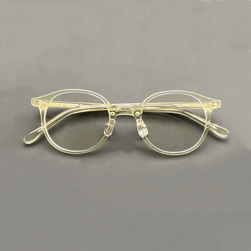 Retro acetate glasses frame Men and women have nasal brackets for retro round optical glasses frame designer myopia prescription