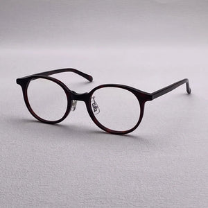 Retro acetate glasses frame Men and women have nasal brackets for retro round optical glasses frame designer myopia prescription