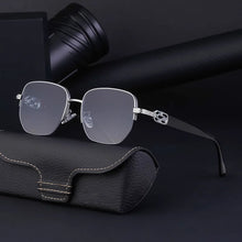 Load image into Gallery viewer, Retro box sunglasses for men&#39;s personalized half frame driving sunglasses for men&#39;s