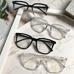 Anti Blue Light Transparent Computer Glasses Frame Women Men Round Eyewear Glasses Optical Spectacle Eyeglass Glasses