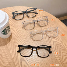 Carica l&#39;immagine nel visualizzatore di Gallery, Blue Light Blocking Frame Glassess Men Women Square Shape Style Women&#39;s Glasses Frame Rivets Decoration Eye Glasses