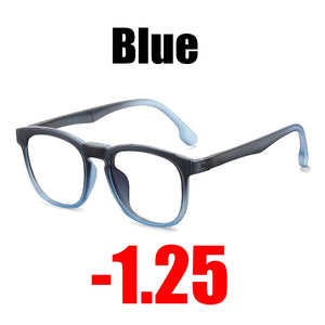 SOOLALA Clip On Magnet Prescription Myopia Glasses Men Women TR90 Clip On Sunglasses Lens Anti Blue Light Optical Glasses Frame