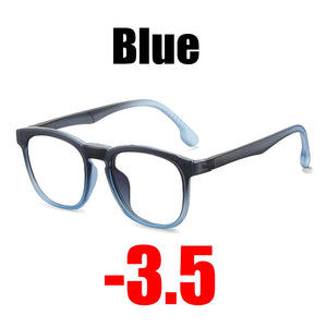 SOOLALA Clip On Magnet Prescription Myopia Glasses Men Women TR90 Clip On Sunglasses Lens Anti Blue Light Optical Glasses Frame