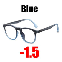 Load image into Gallery viewer, SOOLALA Clip On Magnet Prescription Myopia Glasses Men Women TR90 Clip On Sunglasses Lens Anti Blue Light Optical Glasses Frame