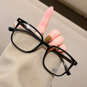 Blue Light Blocking Frame Glassess Men Women Square Shape Style Women's Glasses Frame Rivets Decoration Eye Glasses