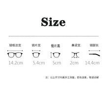 Load image into Gallery viewer, Square polygon Frame Plain glasses blue membrane Glasses all can match Men Women  glasses lenses Blocking Glasses Eyewear