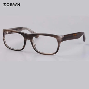 Squqre optical frames business man 2018 hot selling  Men Women acetate Eyeglasses Brand Retro old man for reading Glasses