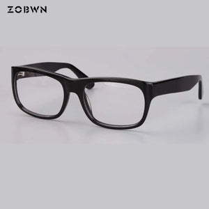 Squqre optical frames business man 2018 hot selling  Men Women acetate Eyeglasses Brand Retro old man for reading Glasses