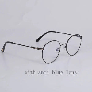 TOM FOR DEYE Optical Eyeglasses Frames TF5418 Alloy Round Reading Myopia Prescription Glasses Women