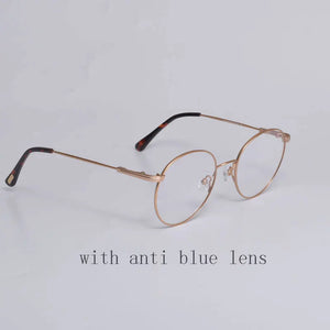 TOM FOR DEYE Optical Eyeglasses Frames TF5418 Alloy Round Reading Myopia Prescription Glasses Women